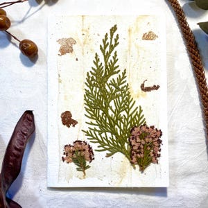 Kerstkaart, Sinterklaasdag, bladgoud, kerstboom, ansichtkaart, kaart, winter, Kerstmis
