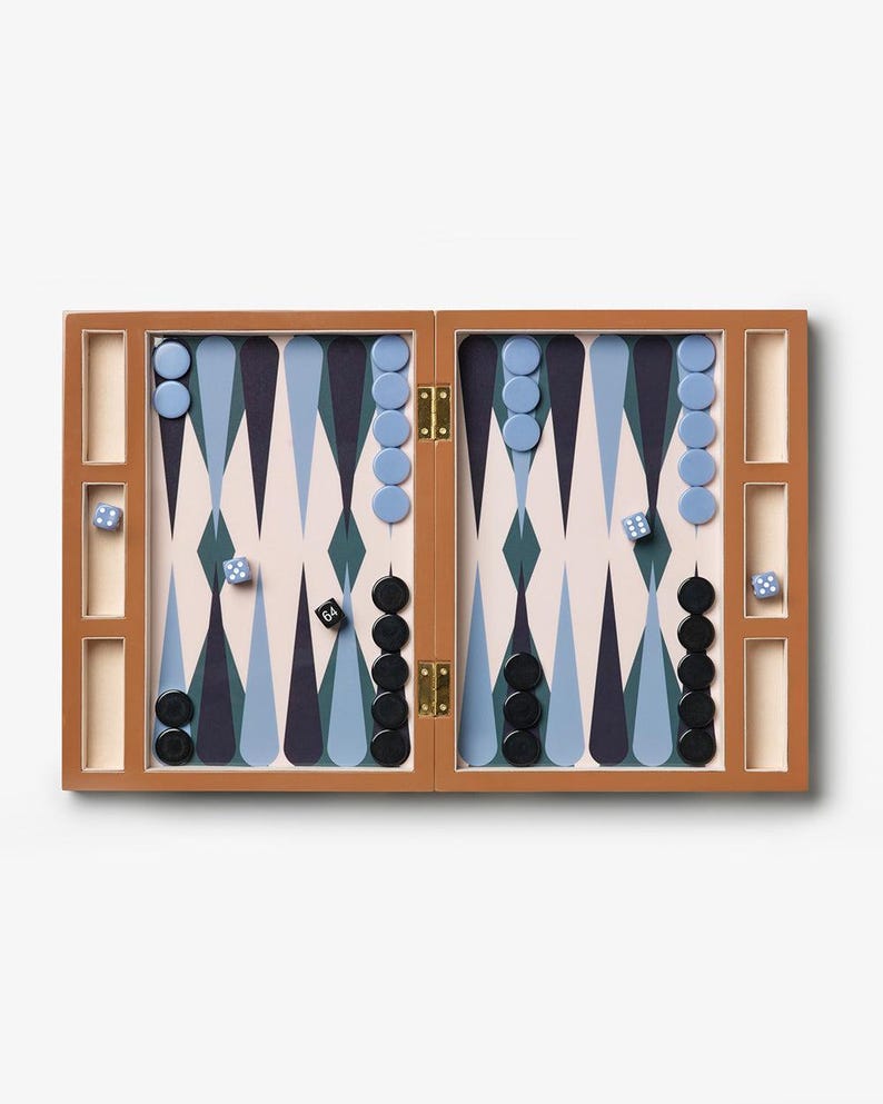 Modern Backgammon Luxury Lacquered Backgammon Set, Modern Coffee Table Games - Etsy