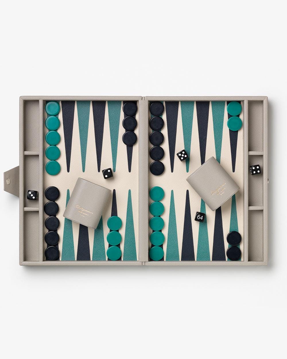 Modern Backgammon Backgammon With Faux Leather Case, Modern Coffee Table Games - Etsy