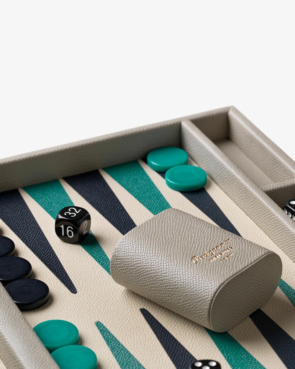 Modern Backgammon Backgammon With Faux Leather Case, Modern Coffee Table Games - Etsy