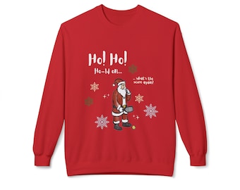 Funny Pickleball Christmas Sweater | Ugly Christmas Sweater for Pickleballers | Crewneck Pickleball Sweatshirt | Holiday Pickleball Gifts