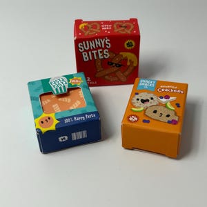 EMPTY Miniverse Boxes & Containers EMPTY Mini Food Packages