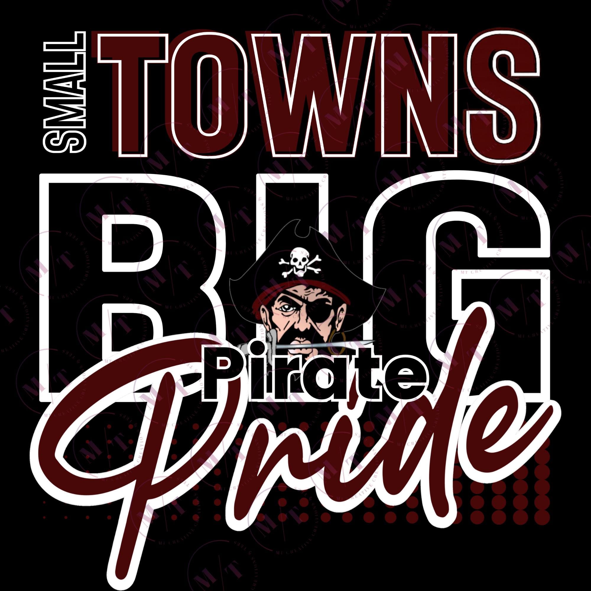 Small TOWNS Big Pirate Pride With Pirate Head PNG - Etsy