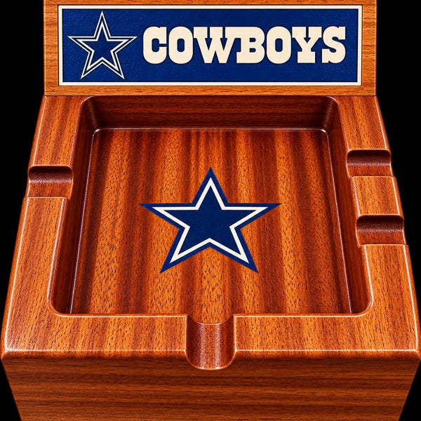 Cenicero personalizado de los Dallas Cowboys