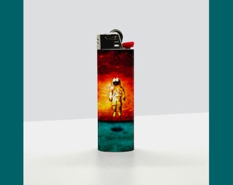 Deja Entendu Album Cover Lighter | Brand New Album Cover Art Bic Lighter | Astronaut Spaceman Bic Lighter