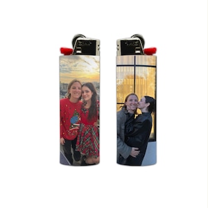 Custom Photo Lighters | Your Own Pictures On a Lighter 1 or 2 Sided High Quality Bic Lighter Personalized Gift | Fast Shipping Perfect Gift