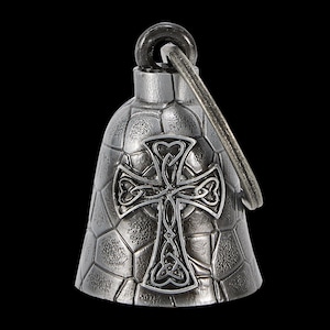 Celtic Cross Motorcycle Guardian Bell: Lightweight, Impact Resistant