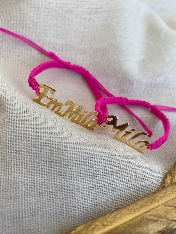 Mother Daughter Matching Bracelets for Mom Son Gold Plated