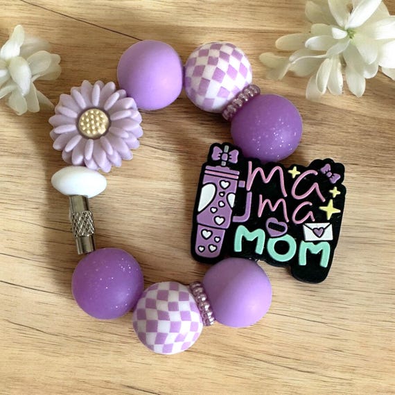 Mama tumbler charm, Stanley cup charm