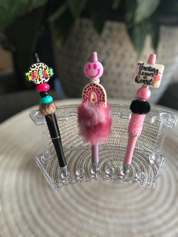 Beaded pens for teachers, beaded pens, teacher accessories, teacher gifts