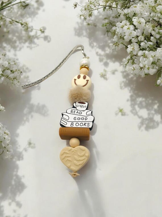 Beaded bookmark, book accessories