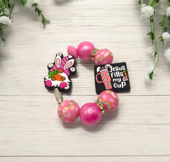 Easter tumbler charm, Easter tumbler accessories, Stanley accessories