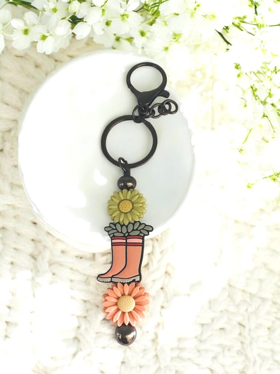 Keychains, beaded keychains