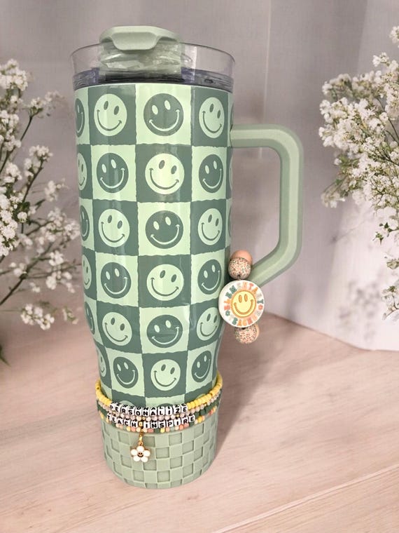 Decorated Teacher themed tumbler
