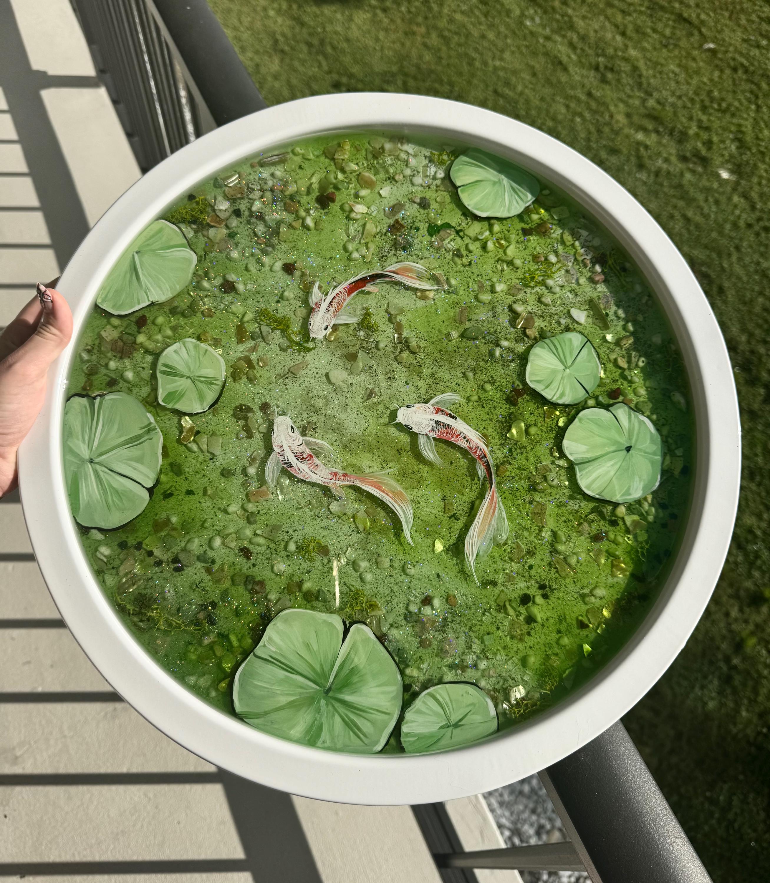 Epoxy tables with fish - Etsy 日本