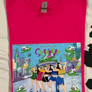 Itzy Sneakers Collage Kpop T Shirt
