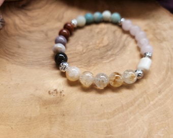 Ostara Beaded Stretch Bracelet