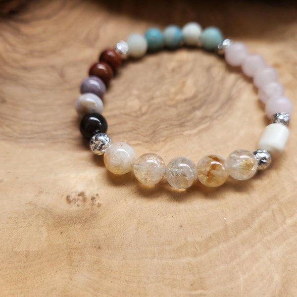 Ostara Beaded Stretch Bracelet