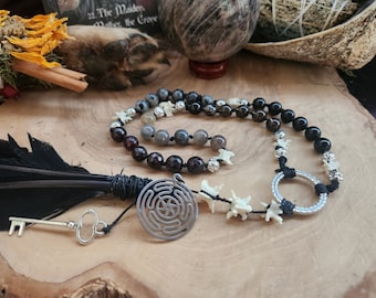 Hekate's Wheel Prayer Beads