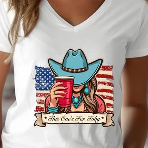 This One&#39;s for Toby V-neck shirt | Toby Keith Tribute tshirt, Country Music v-neck, In memory of Toby Keith, Toby Keith Merch, Concert shirt