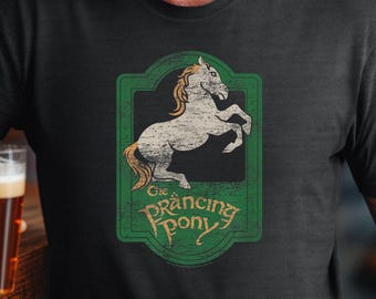 Lord of the Rings Prancing Pony Shirt | Book Lover Gift LOTR Hobbitcore The Prancing Pony lord of the rings gifts Middle Earth Bookish Merch
