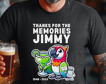 Jimmy Buffett Tribute Shirt | Thanks for the memories Jimmy, Jimmy Buffett shirt parrothead bubbles up margarita tee country music