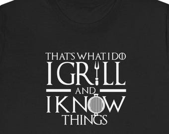 GOT shirt - I know things | GOT gift HOTD Tee got clothing got gifts geek nerd gift faceless man book lover gift medieval shirt fandom