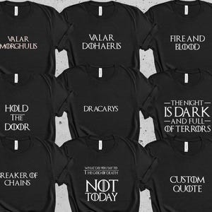 GOT shirt | GOT gift HOTD Tee got clothing got gifts geek nerd gift faceless man book lover gift medieval shirt fandom Valar Morgulis Tank