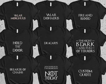 GOT shirt | GOT gift HOTD Tee got clothing got gifts geek nerd gift faceless man book lover gift medieval shirt fandom Valar Morgulis Tank
