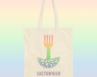 Sactownish Pride Tote - Sactown / Sactownish / 916 / Sacramento / Sacramento Pride / Sac Pride / Sac / Pride / LGBTQIA+ / Pride Gifts