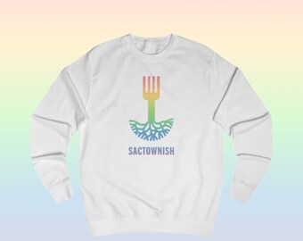 Sactownish Pride Sweatshirt - Sactown / Sactownish / 916 / Sacramento / Sacramento Pride / Sac Pride / Sac / Stolz / LGBTQIA+ / Pride Geschenke