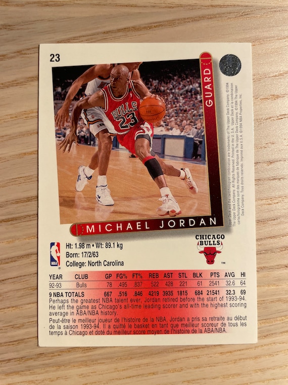 NBA カード トレカ ジョーダン 93-94 Upper Deck #23 1993-94 Upper Deck #23 Michael Jordan | eBay
