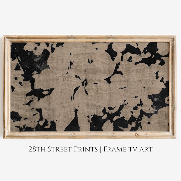 Vintage Floral Frame TV Art: Botanical Textile (Digital Download)