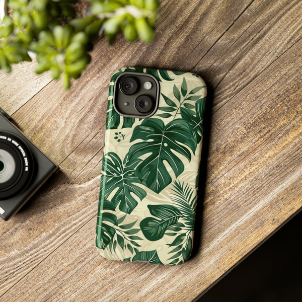 MONSTERA Phone Case, iPhone Case, iPhone 15 Case, iPhone 14 Pro Max, iPhone 13, Samsung Galaxy, Google Pixel, Mobile Cover, Cheese Plant