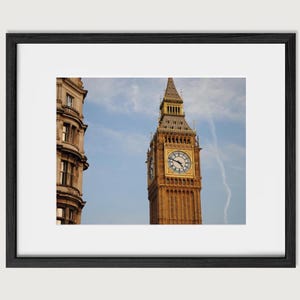 Framed Big Ben Print | Fine Art London England Photograph | United Kingdom Ben Clock Wall Art | UK Landmarks Home Decor