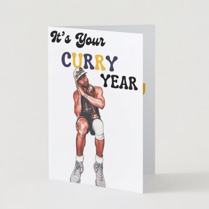 Cartão de aniversário de 30 anos de Stephen Curry - É o seu ano de Curry