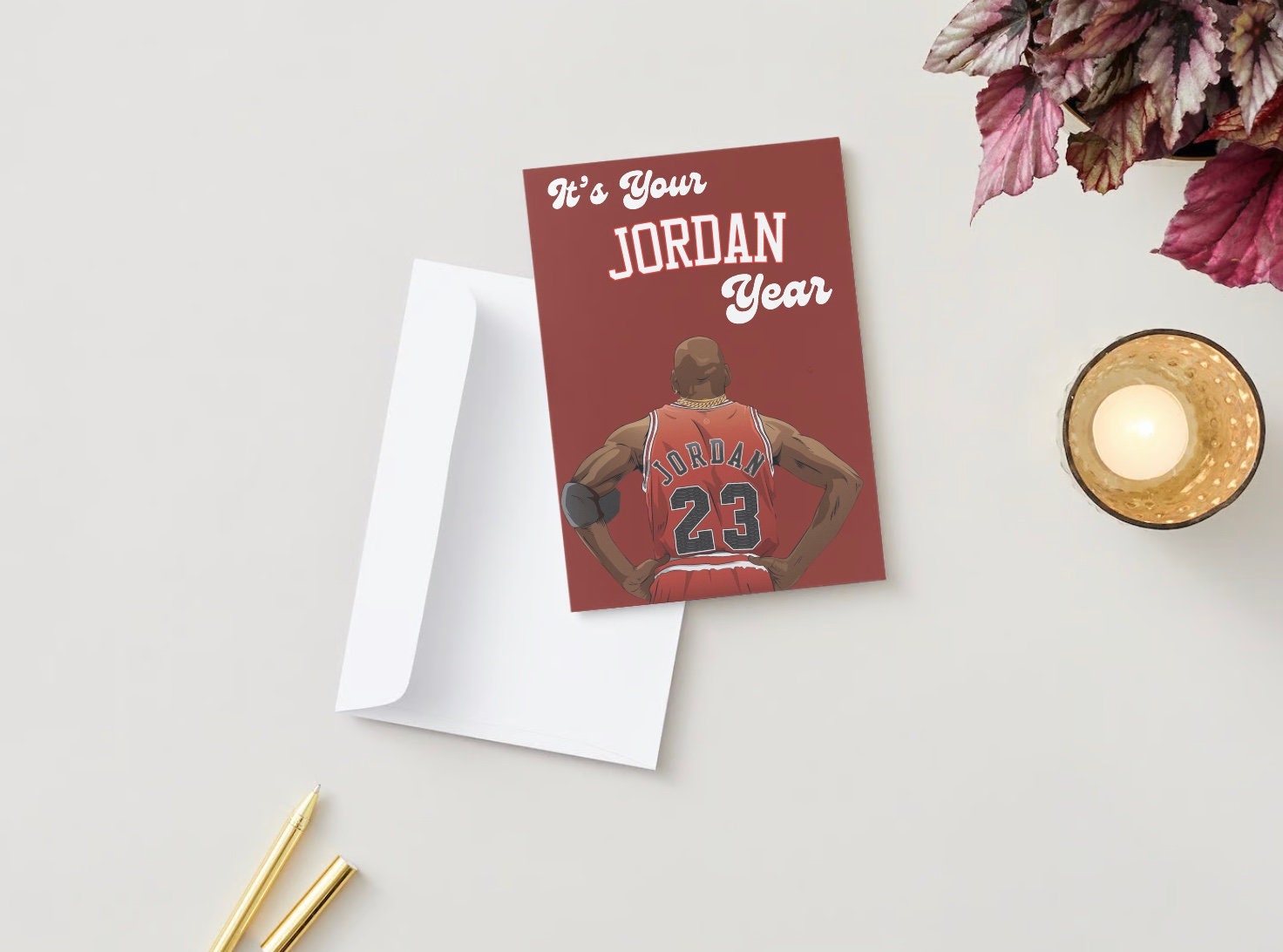 michael jordan 23 birthday card