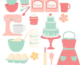 Pegatinas para planificador de repostería - Panadero de cocina - Planificador feliz - Erin Condren - Diario - Pegatinas lindas - Receta