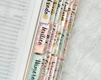 Pestañas bíblicas católicas en español - Pestañas bíblicas laminadas - Regalos cristianos - Estudio bíblico - Diario bíblico - Devocional - Regalo