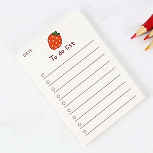 Strawberry sticky notes - Bible journaling - Devotional - Bible study - journal - planner - studying - sticky note - adhesive note