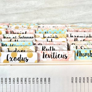 Bible tabs - laminated bible tabs - Christian gifts - bible study - bible journaling - devotional- gift image 3