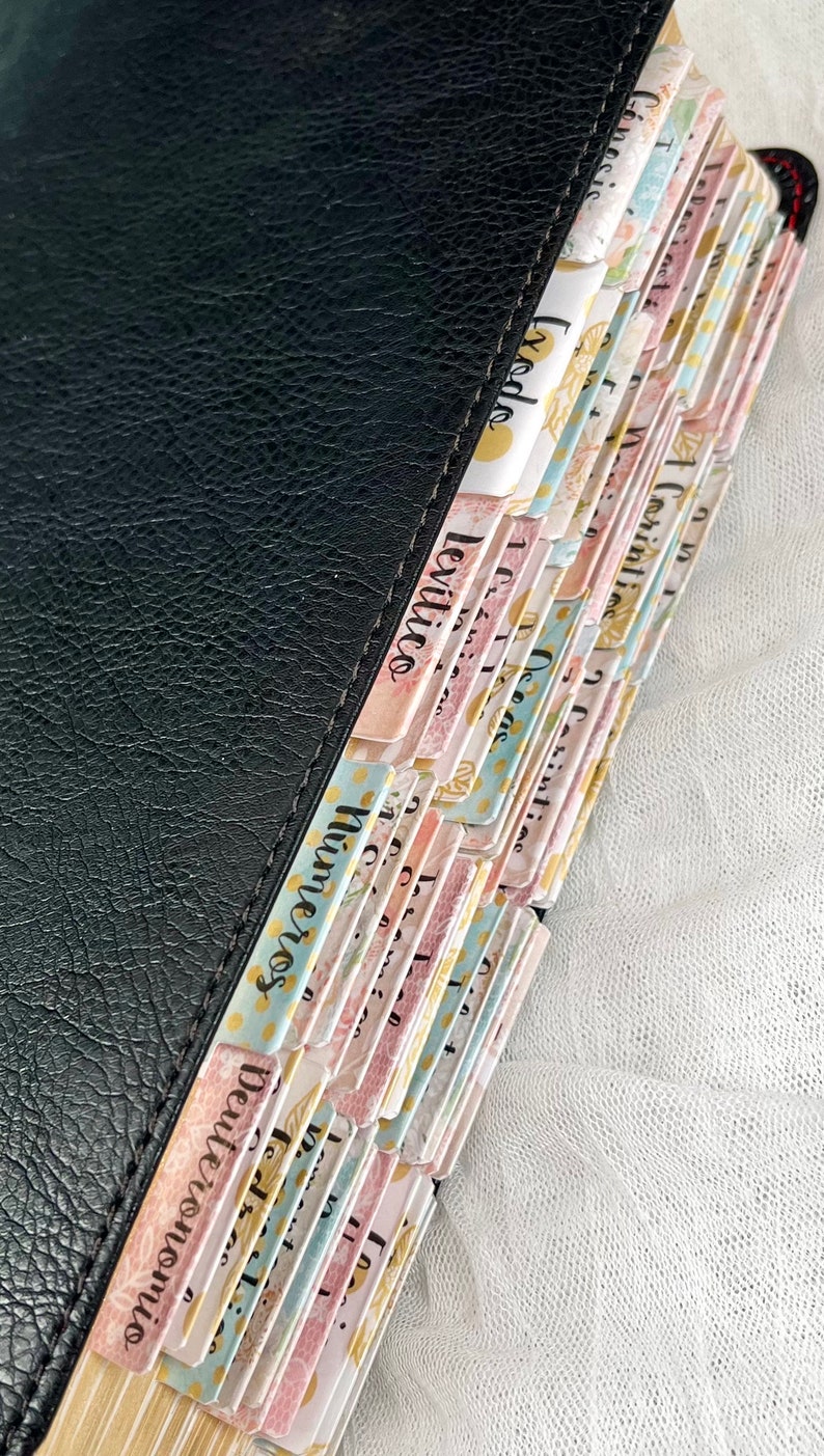Spanish Bible Tabs - Laminated Bible Tabs - Christian Gifts - Bible ...