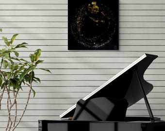 Wydruk na płótnie z Partenonu: Nocne ujęcie Akropolu, grecka pamiątka