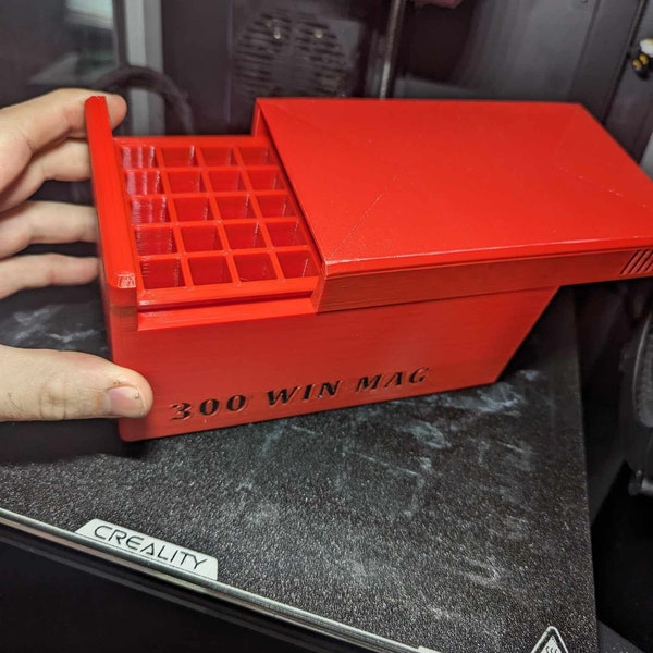 300 WIN MAG Ammo Box 50 Round capacity.