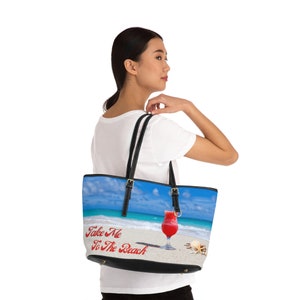 Take Me To The Beach PU Leather Shoulder Bag zdjęcie 5