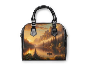 Twilight Serenity-Shoulder Handbag