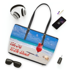 Take Me To The Beach PU Leather Shoulder Bag zdjęcie 7