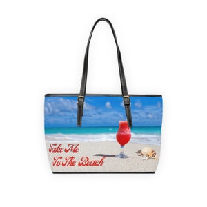 Take Me To The Beach PU Leather Shoulder Bag zdjęcie 6