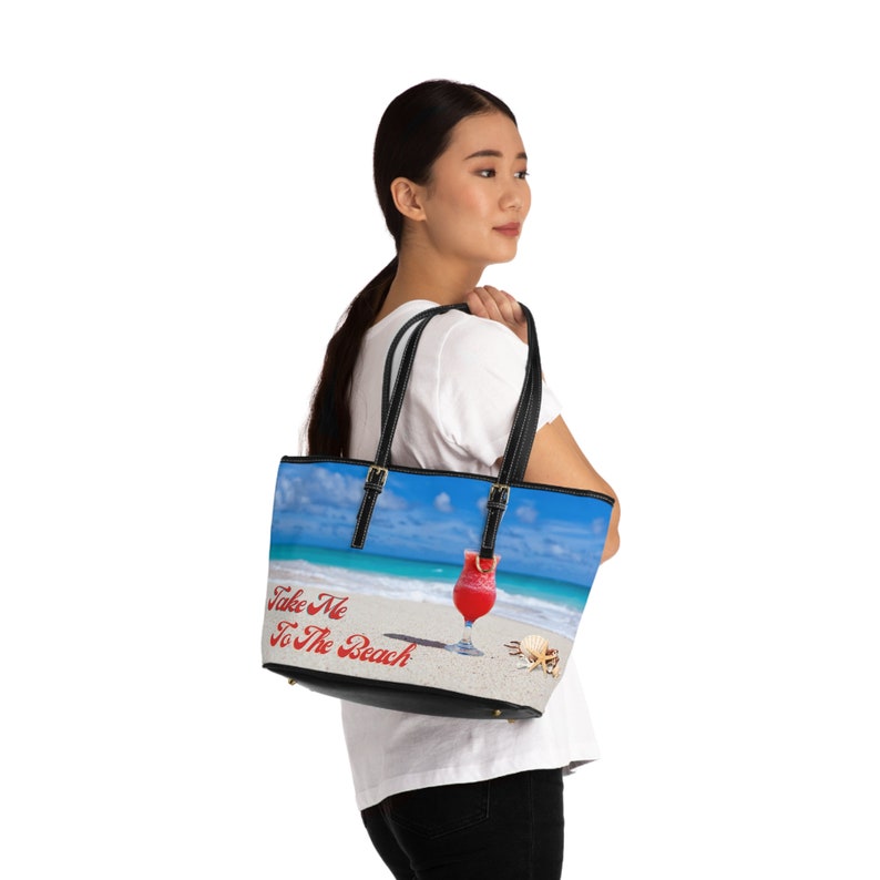 Take Me To The Beach PU Leather Shoulder Bag zdjęcie 8