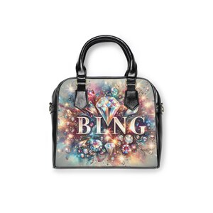 Luminous Elegance: Bling - Shoulder Handbag